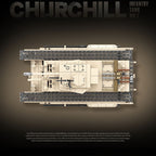 Churchill Infantry Tank Mk.I | 1031+PCS | 1:28 | WWII British Heavy Tank