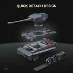 Tiger I Early No.332 | 1:28 Hybrid Collector Model | 1630PCS