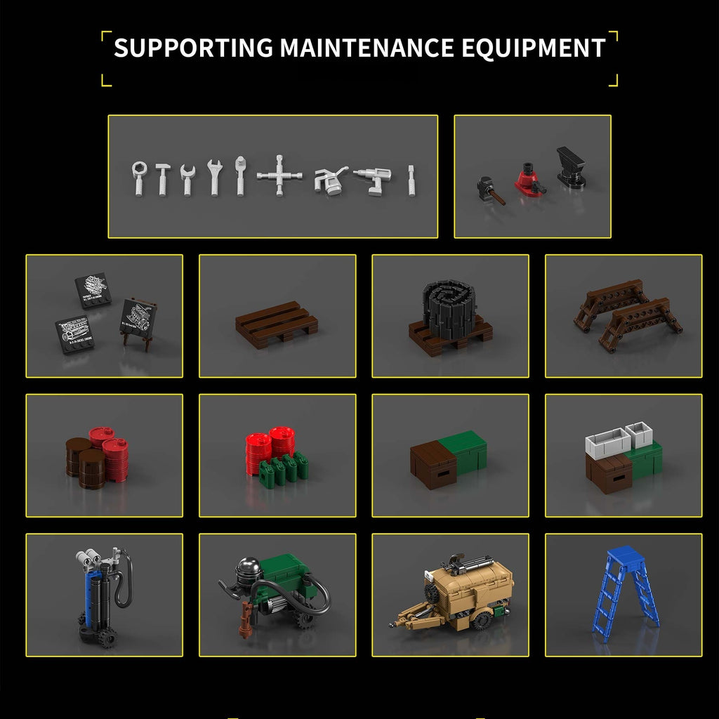 Rivers Gantry Crane | 2803+PCS | WWII German Military Maintenance | Fries 16T Crane