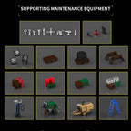 Rivers Gantry Crane | 2803+PCS | WWII German Military Maintenance | Fries 16T Crane