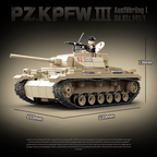 Panzer III Ausf. L | 959+PCS | 1:28 | WWII German Medium Tank