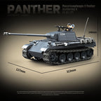 Panther Tank Ausf. G (Sd.Kfz.171) | 1180+PCS | 1:28 | WWII German Medium Tank