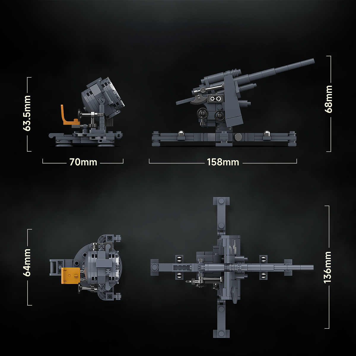 8.8 cm Flak 37 & 60 cm Flak Sw-36 Searchlight | 346+PCS