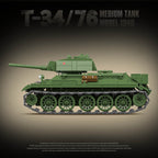 T-34/76 Medium Tank | 1013+PCS | 1:28 | WWII Soviet Armor
