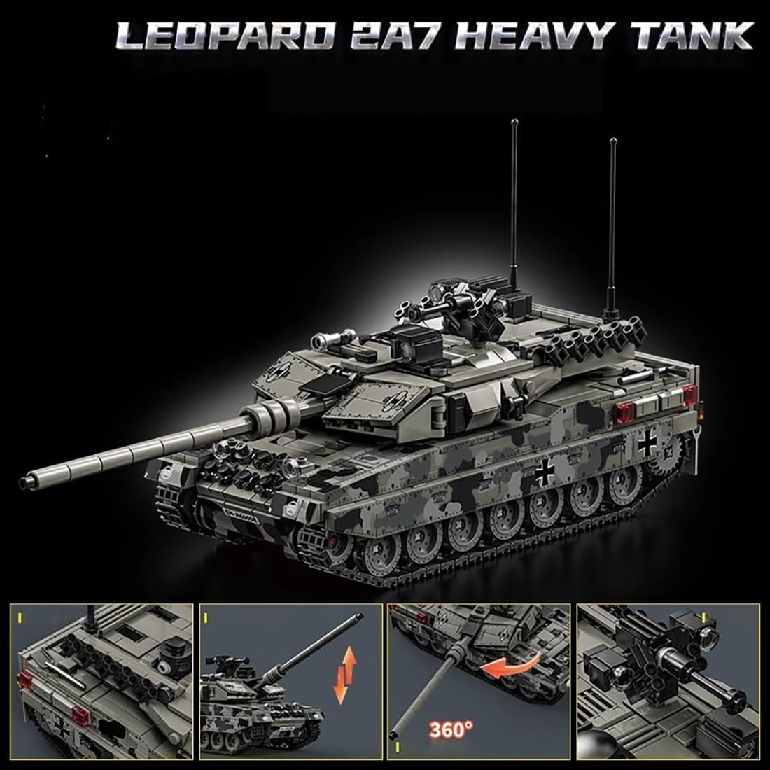 Leopard 2A7 | 1009PCS
