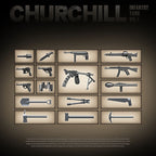 Churchill Infantry Tank Mk.I | 1031+PCS | 1:28 | WWII British Heavy Tank