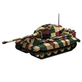 Tiger II Heavy Tank | 1780+PCS | 1:28 | WWII German King Tiger Flagship Edition
