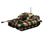 Tiger II Heavy Tank | 1780+PCS | 1:28 | WWII German King Tiger Flagship Edition