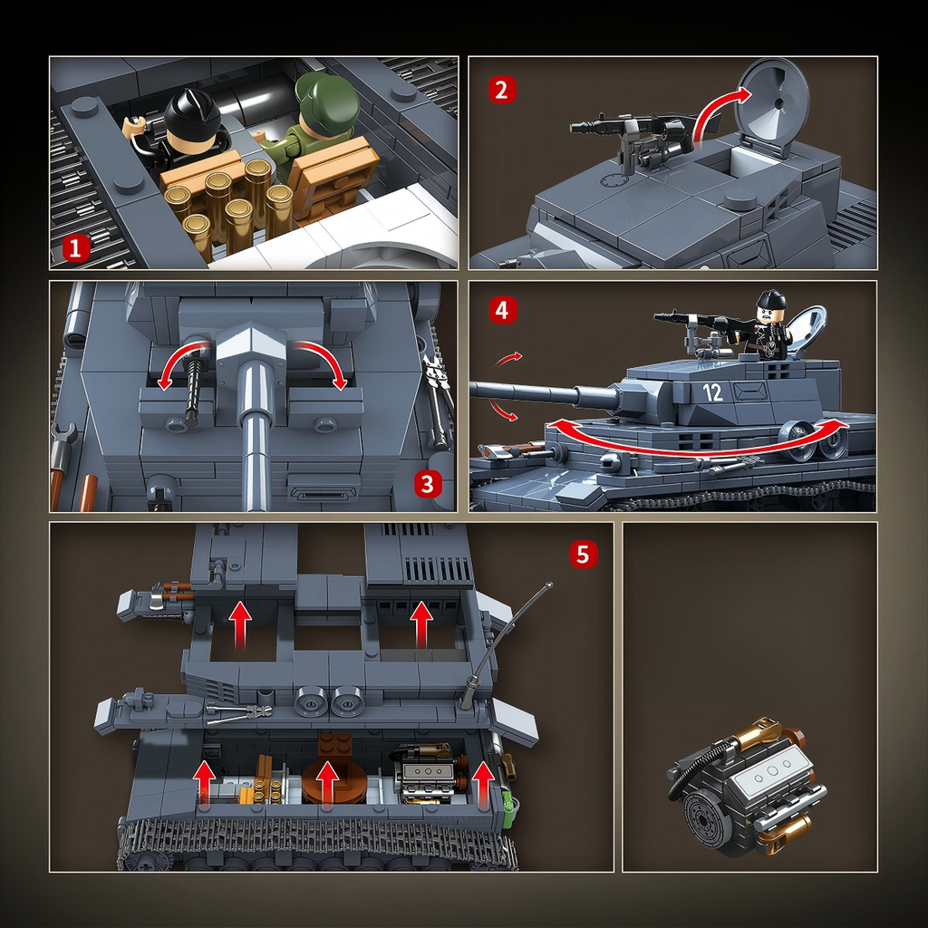 Panzer IV Ausf. G | 985 PCS | 1:28 | WWII German Medium Tank