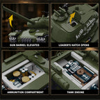 IS-2 Heavy Tank | 1485+PCS | 1:28