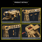 Rivers Gantry Crane | 2803+PCS | WWII German Military Maintenance | Fries 16T Crane