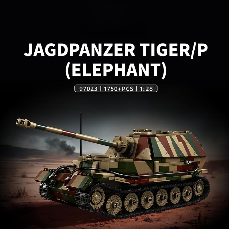 Jagdpanzer Tiger/P (Elefant) | 1750+PCS | 1:28 | WWII