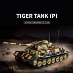 Tiger Tank (P) | 1656+PCS | 1:28 | WWII German Heavy Tank