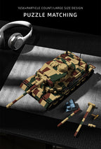 Tiger Tank (P) | 1656+PCS | 1:28 | WWII German Heavy Tank