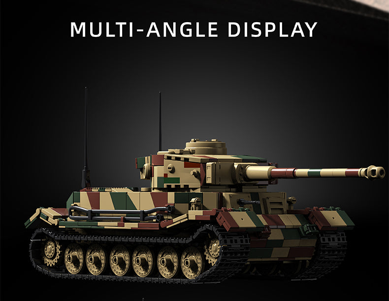 Tiger Tank (P) | 1656+PCS | 1:28 | WWII German Heavy Tank