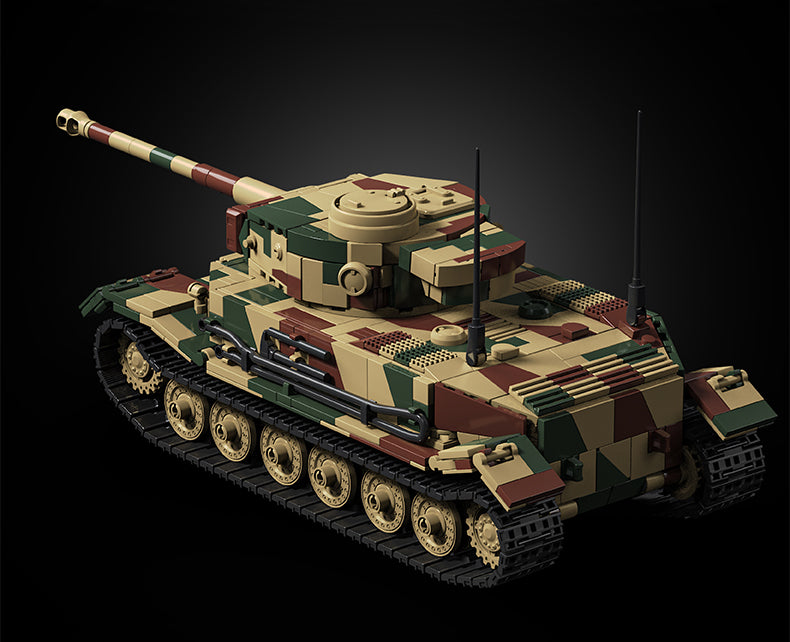 Tiger Tank (P) | 1656+PCS | 1:28 | WWII German Heavy Tank