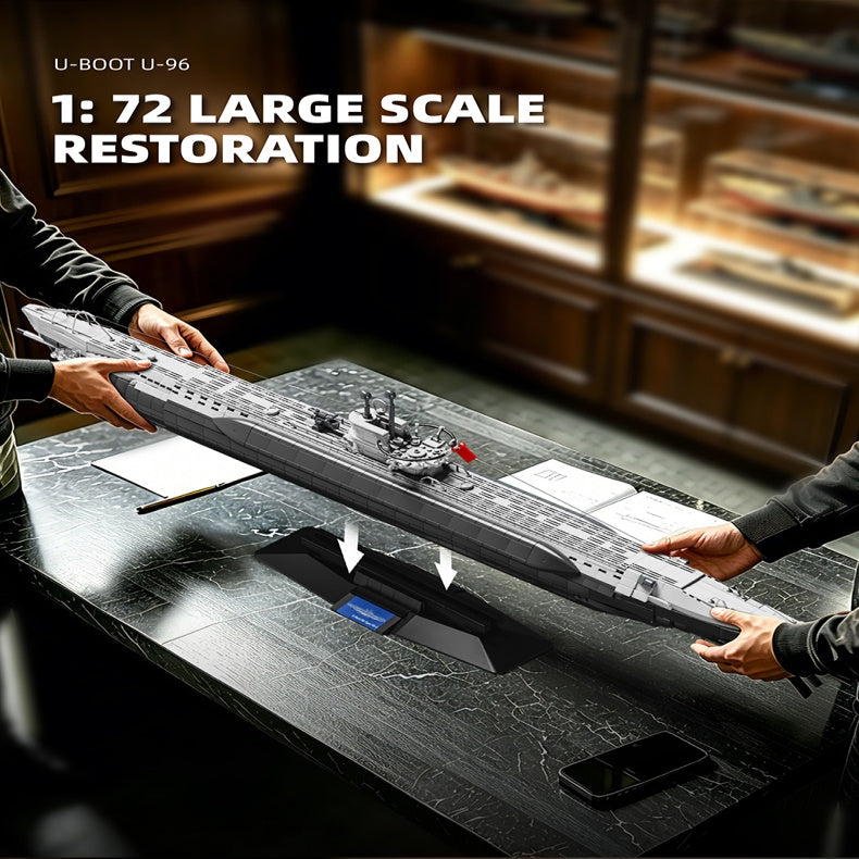 U-96 Type VIIC Submarine | 3565+PCS | 1:72