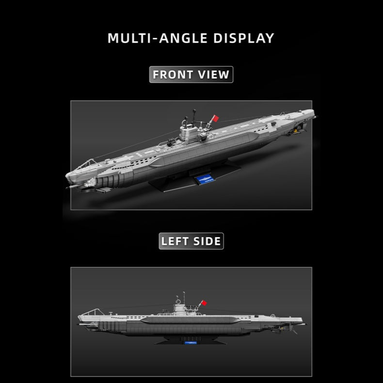 U-96 Type VIIC Submarine | 3565+PCS | 1:72