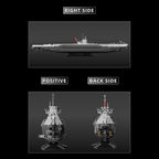 U-96 Type VIIC Submarine | 3565+PCS | 1:72
