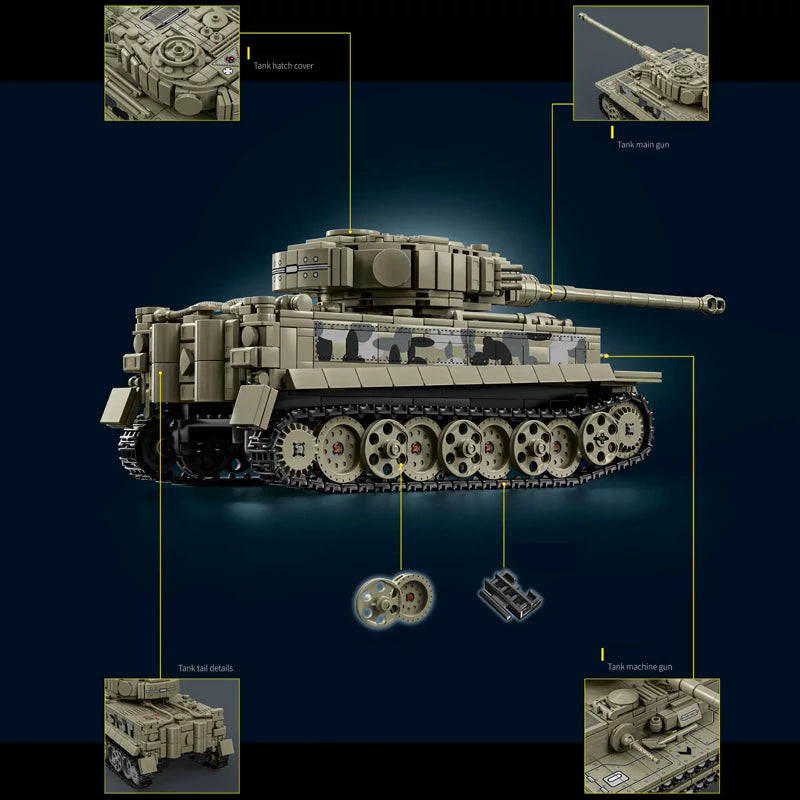 Tiger I Heavy Tank | 968PCS