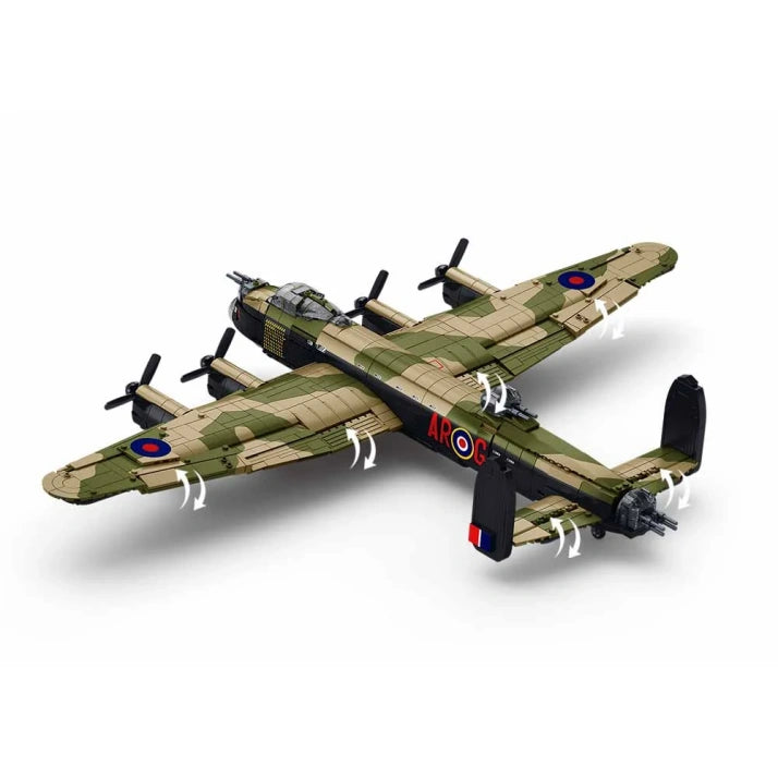 Avro Lancaster Mk.I “G for George” Bomber | 1,382 PCS | 1:44 Scale