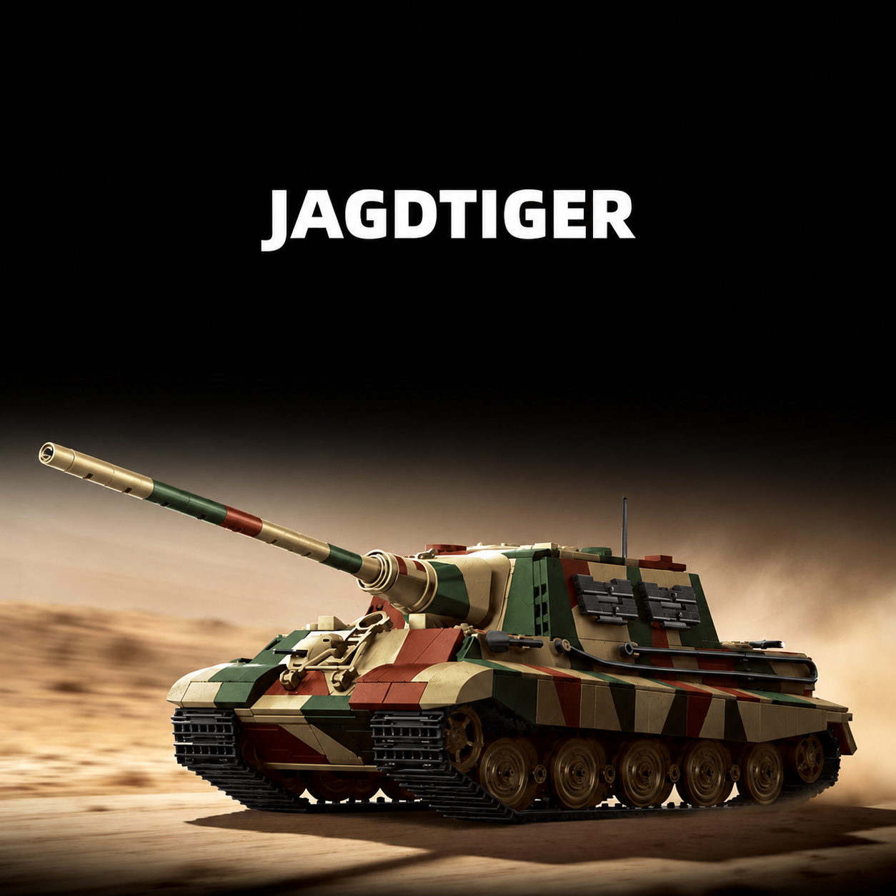 Jagdtiger | 1821+PCS | 1:28 | WWII German Heavy Tank Destroyer