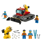 City Snow Groomer with Snow Cannon | 209+PCS | 2 Minifigures | Winter Ski Resort Service Vehicle