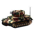 Wirbelwind Flakpanzer | 1474+PCS | 1:28 | WWII German Anti-Aircraft Tank