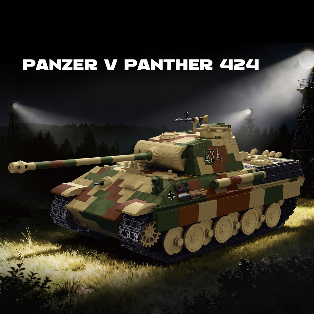 Panzer V Panther 424 | 1675pcs