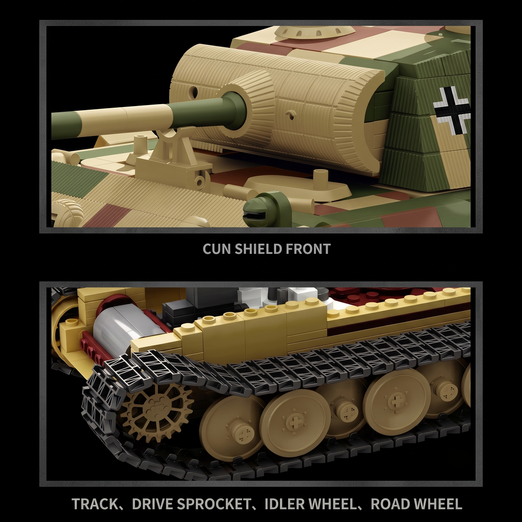 Panzer V Panther 424 | 1675pcs