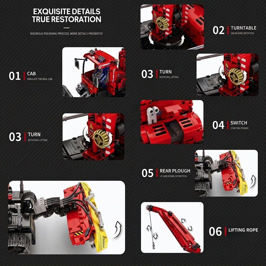 Snow Groomer (RC Motorized) | 1047+PCS