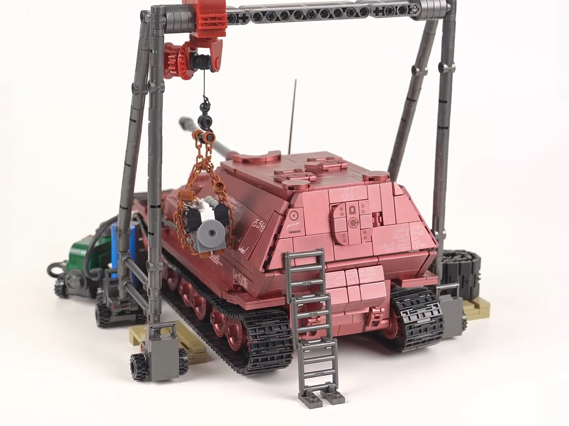 (Limited)Ferdinand Jagdpanzer Tiger (P) | 2125+PCS | 1:28 | WWII German Tank Destroyer