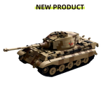 Tiger II Heavy Tank | 2143+PCS | 1:28 | WWII German Panzer VI Ausf.B