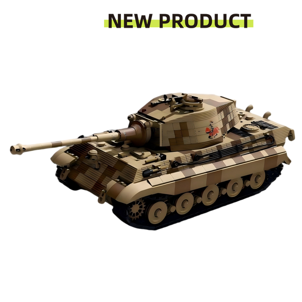 Tiger II Heavy Tank | 2143+PCS | 1:28 | WWII German Panzer VI Ausf.B