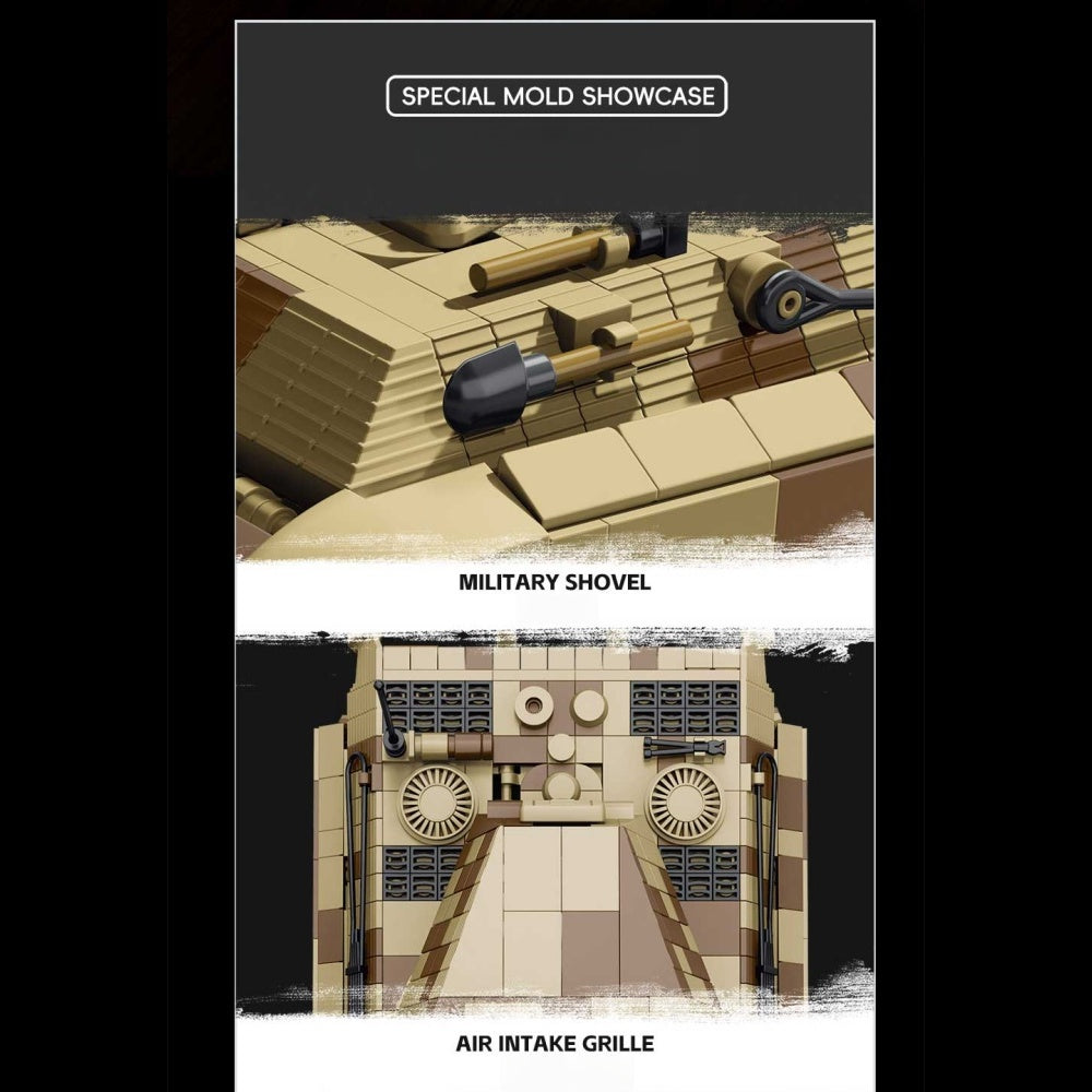 Tiger II Heavy Tank | 2143+PCS | 1:28 | WWII German Panzer VI Ausf.B