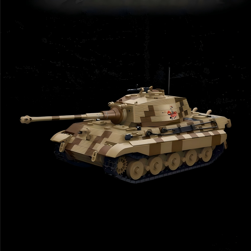 Tiger II Heavy Tank | 2143+PCS | 1:28 | WWII German Panzer VI Ausf.B