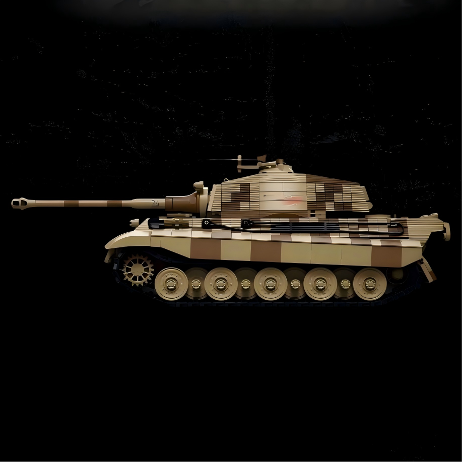Tiger II Heavy Tank | 2143+PCS | 1:28 | WWII German Panzer VI Ausf.B