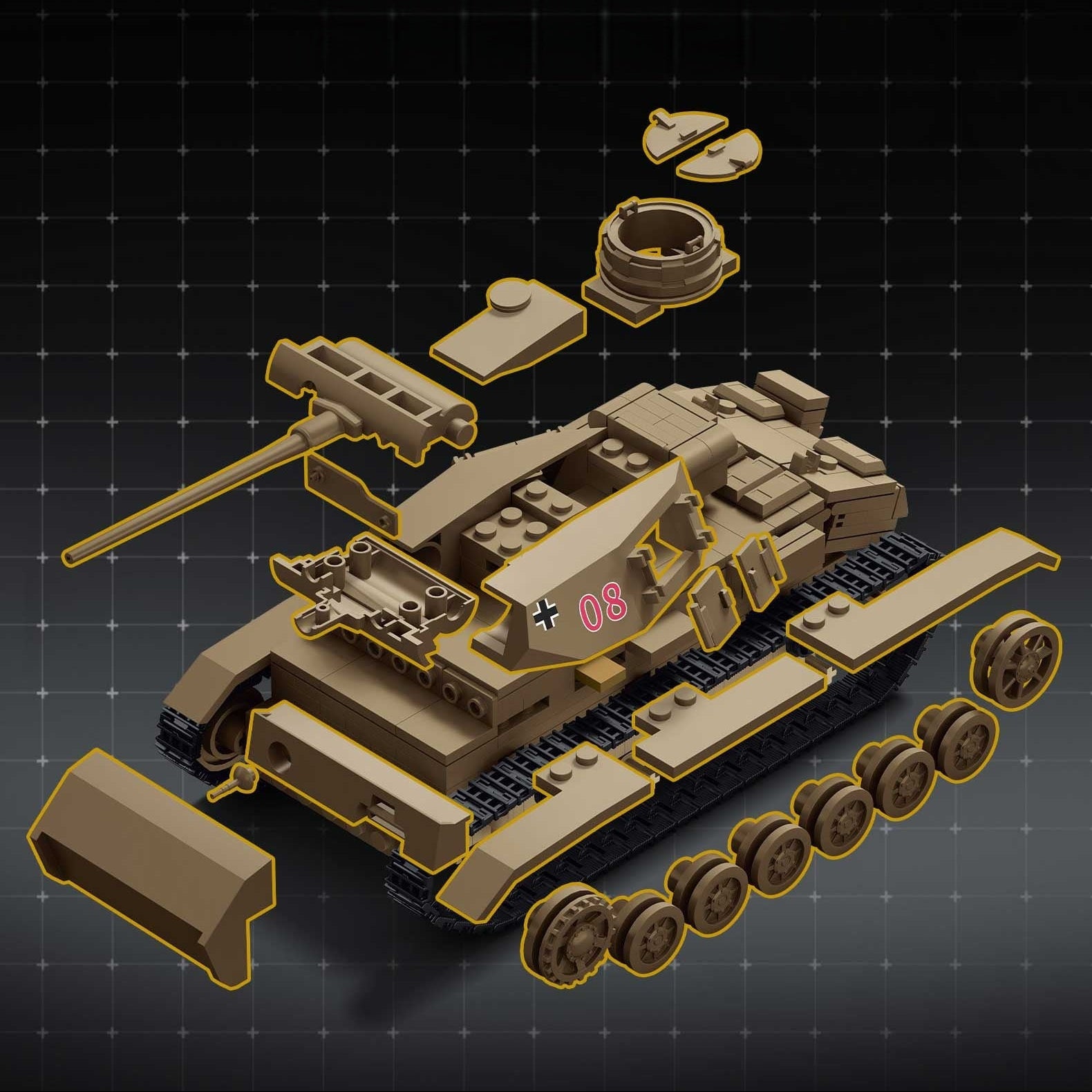 Panzer III | 481pcs
