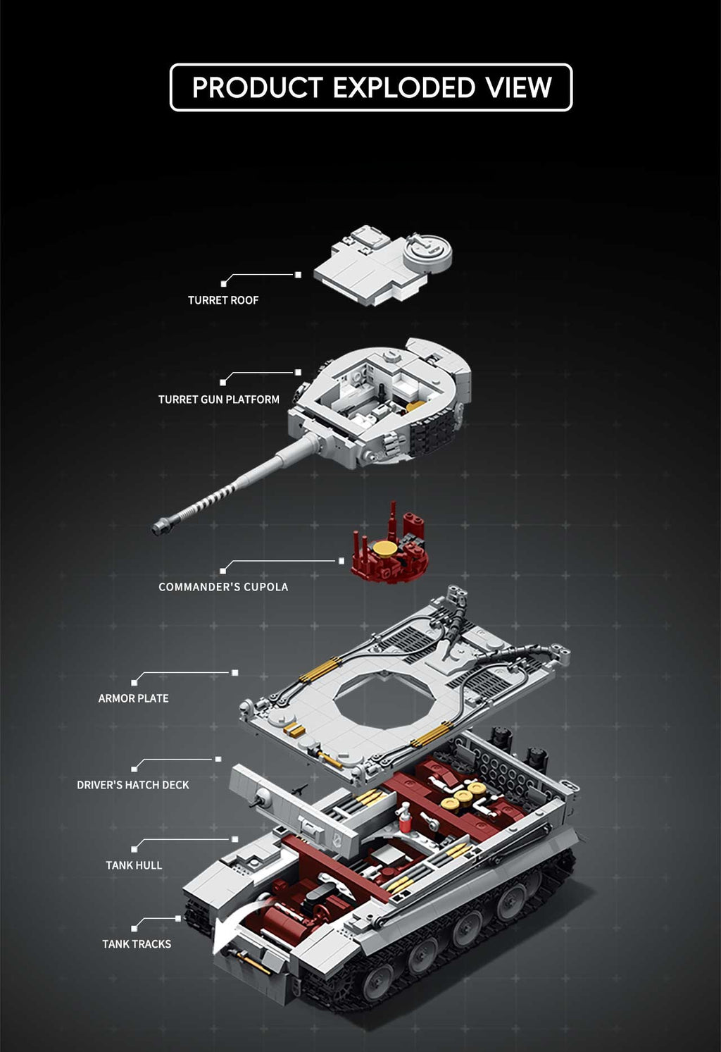 Panzer VI Tiger SO4 | 1544pcs