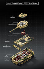 Panzer VI Tiger S33 | 1595pcs