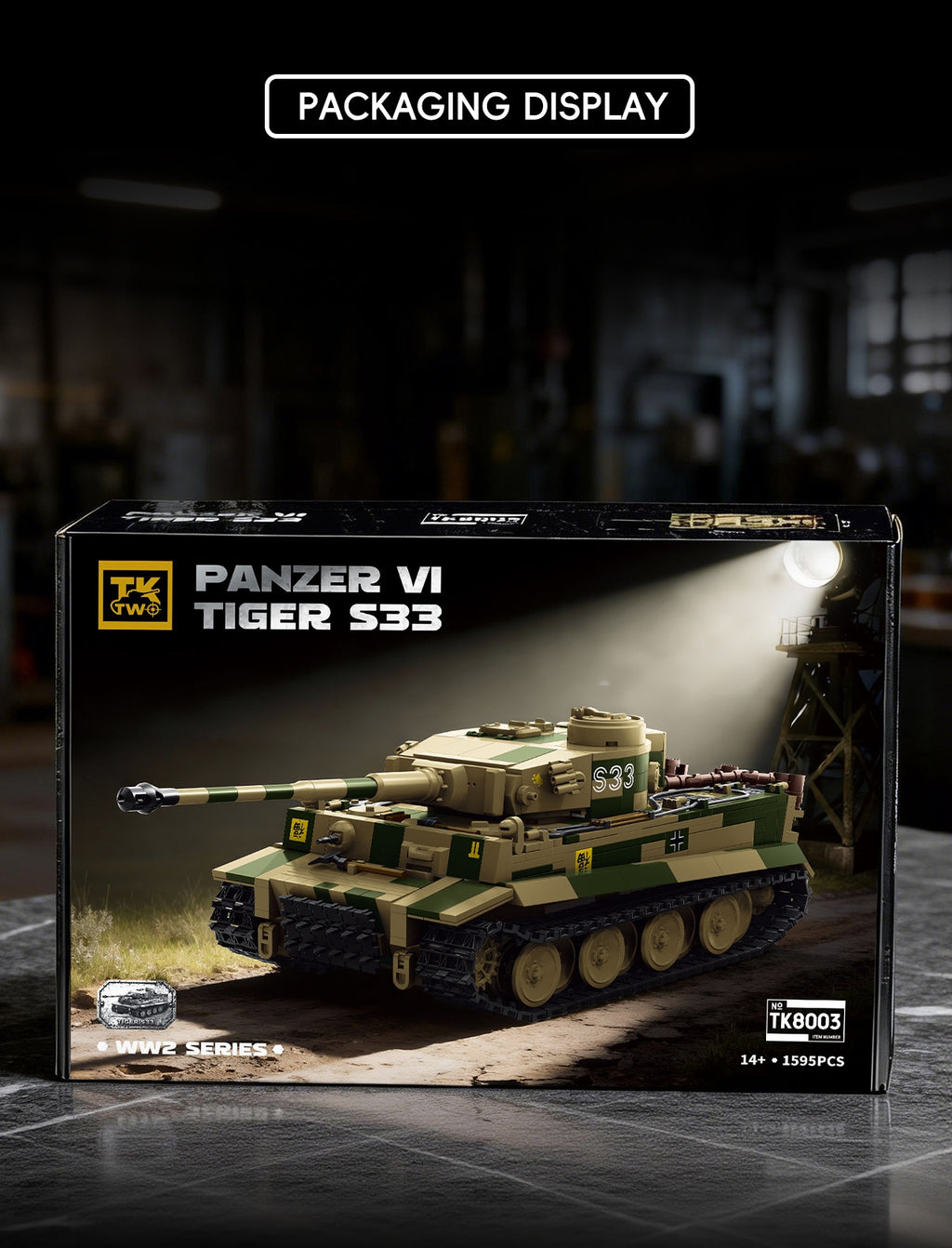 Panzer VI Tiger S33 | 1595pcs