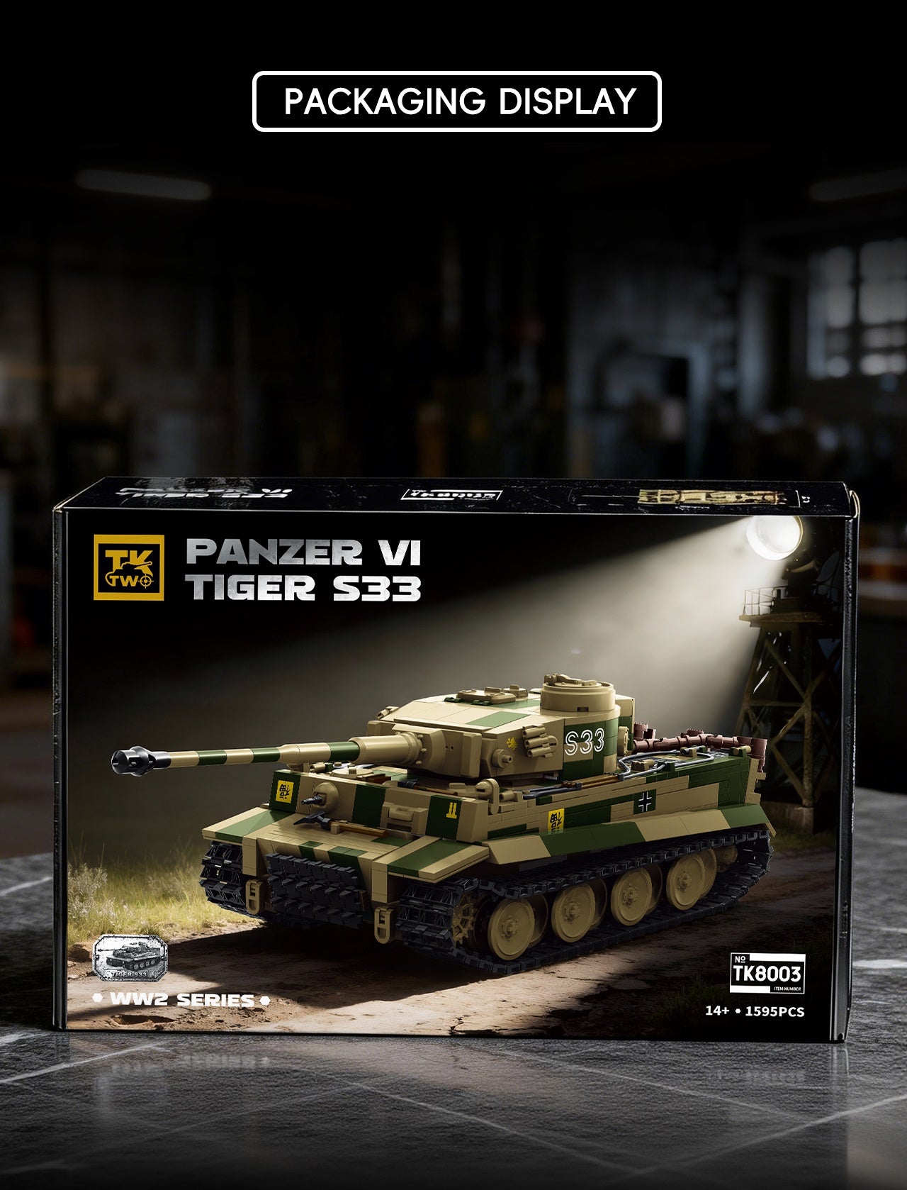 Panzer VI Tiger S33 | 1595pcs