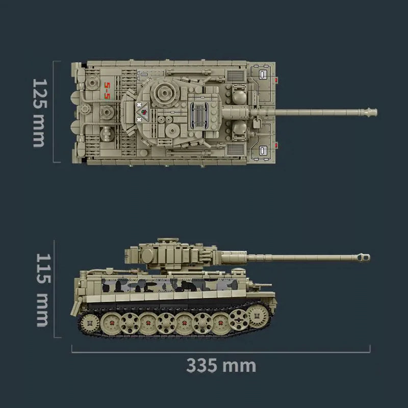 Tiger I Heavy Tank | 968PCS