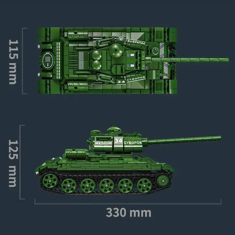 T-34 Heavy Tank | 1006PCS