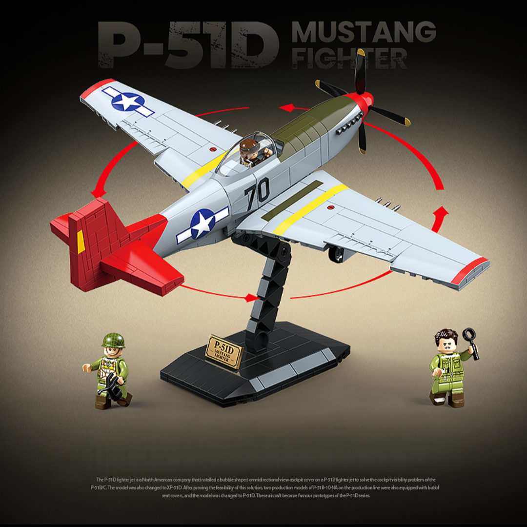 P-51D Mustang Fighter | 580PCS