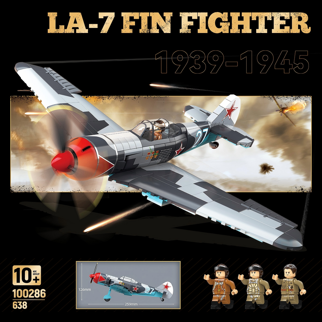LA-7 FIN FIGHTER | 638PCS