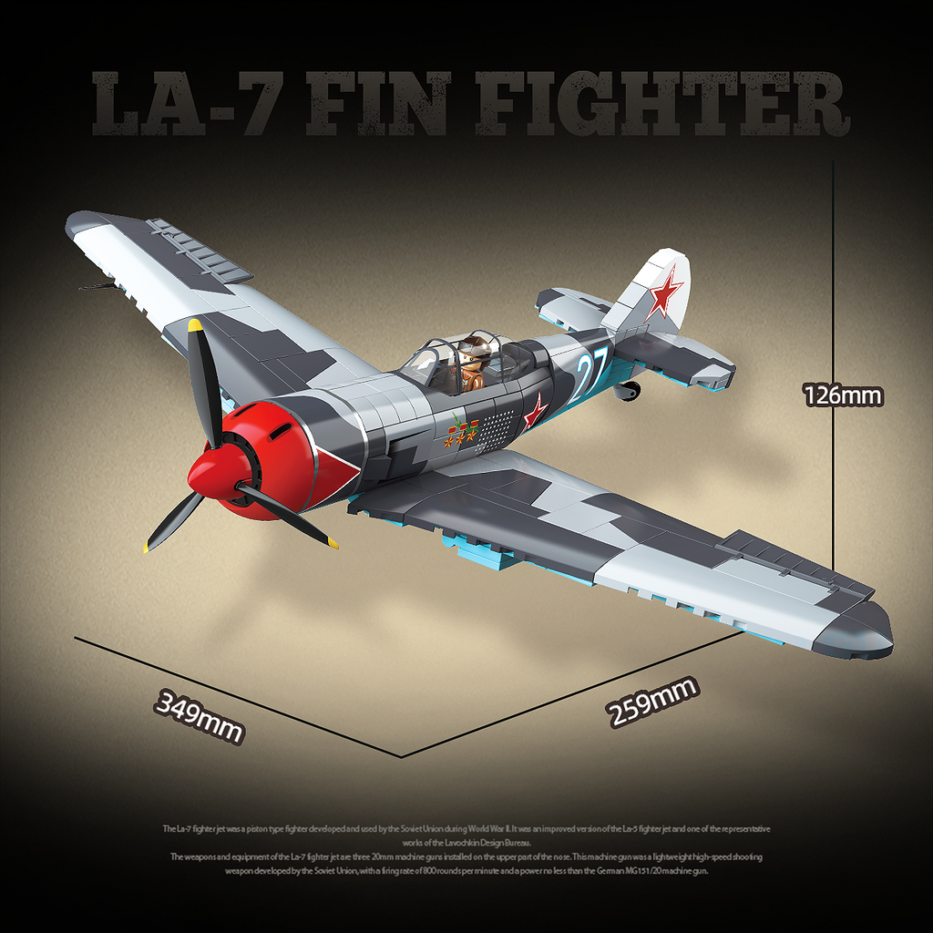 LA-7 FIN FIGHTER | 638PCS
