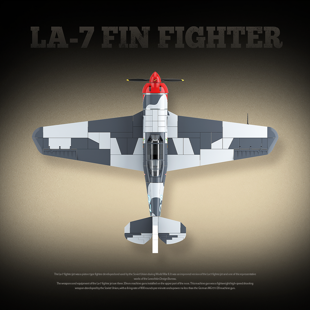LA-7 FIN FIGHTER | 638PCS