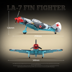 LA-7 FIN FIGHTER | 638PCS