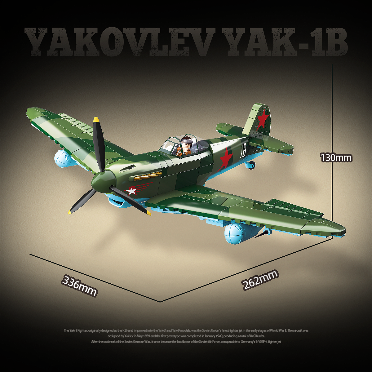 Yakovlev Yak-1B | 627PCS